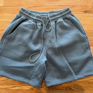 Comfrt Steele Blue Drawstring Shorts